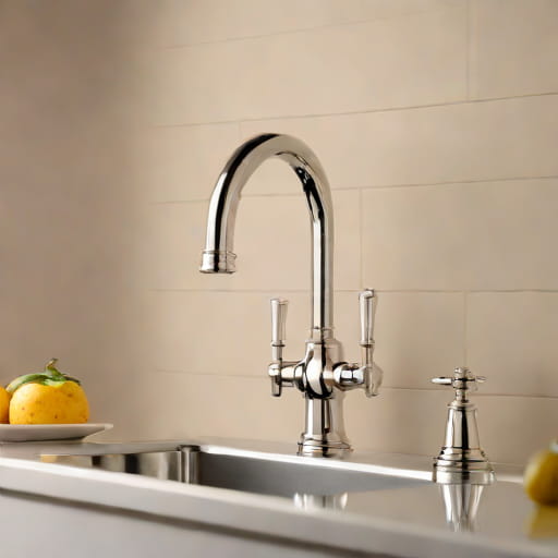 Polished Nickel Kitchen Faucet