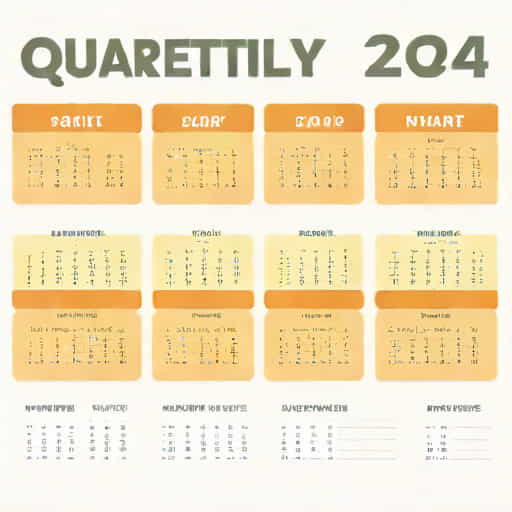 Quarterly Calendar 2024 Printable