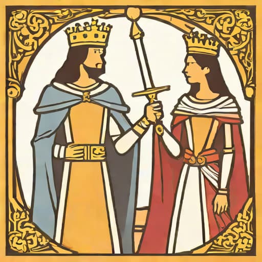 Queen Guinevere And Lancelot