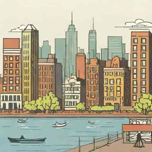 Queens Neighborhood On The East River