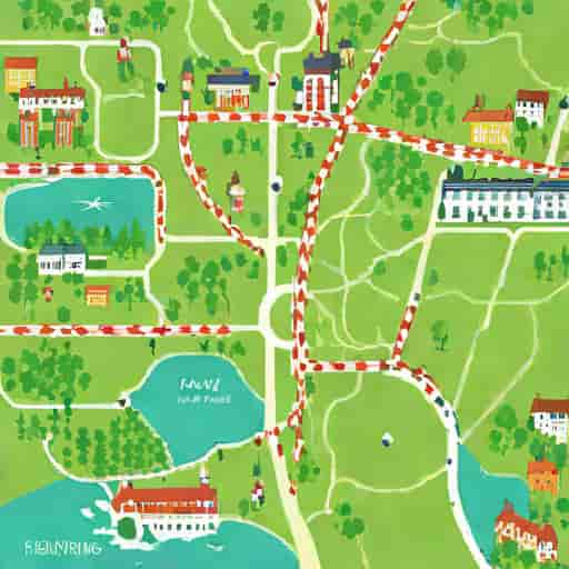 Richmond Tacky Light Tour 2024 Map