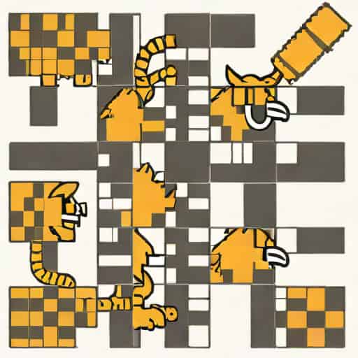 Risible Beast Crossword Clue