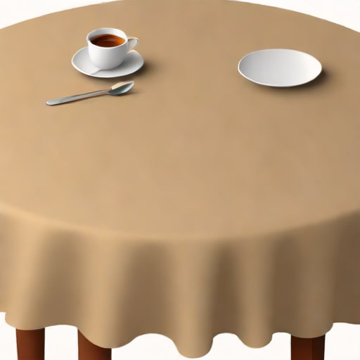 Round Oilskin Tablecloth