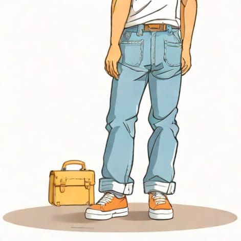 Route One Baggy Jeans