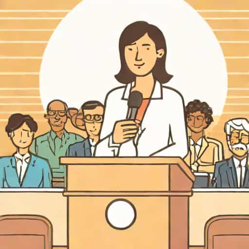 Sheila Delivers Her Valedictory Speech