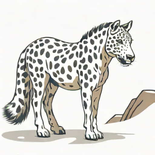 Snow Leopardess Horse Retired