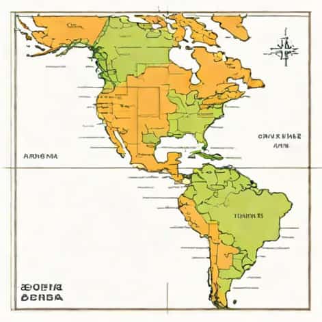 South America Geographical Map