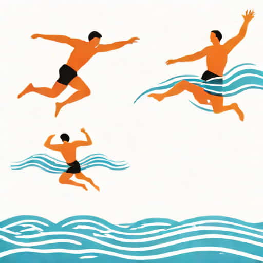Swimmers Into Cleanness Leaping