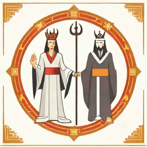 The God Izanagi And Goddess Izanami