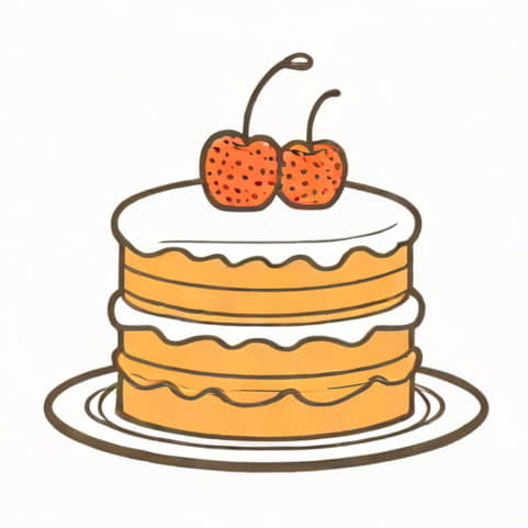 Two Tier Cake Servings