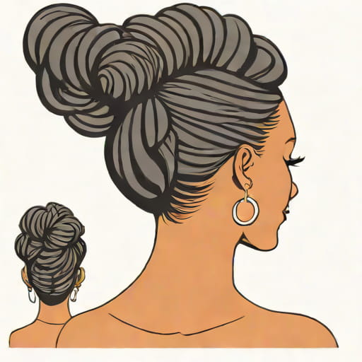 Updo With Fishtail Braid Black Girl