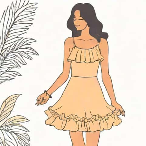 Urban Outfitters Ruffle Dress