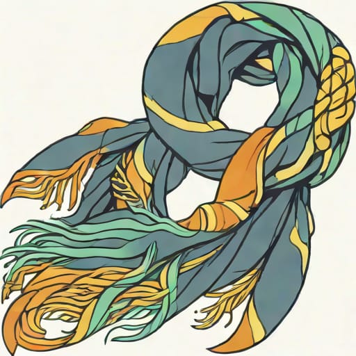 Ursula Flotsam And Jetsam Scarf