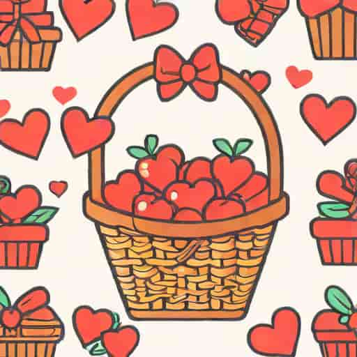Valentine'S Day Basket
