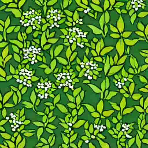 Variegated Privet Hedge