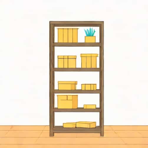 Very Narrow Shelving Unit