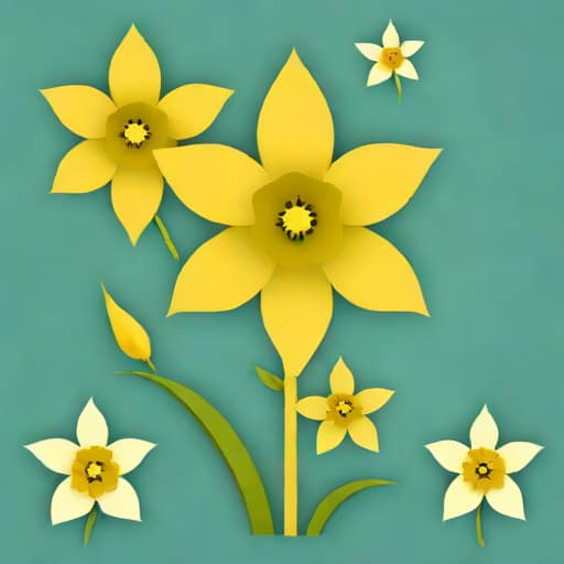Victorian Flower Language Daffodil