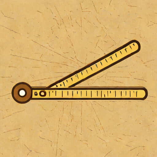Vintage Folding Yardstick