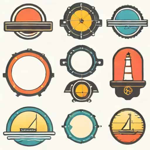 Vintage Port And Starboard Lights