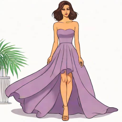 Violette Bubble Hem Maxi Dress