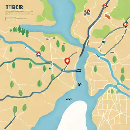 Where Is The Tiber River Located On A Map
