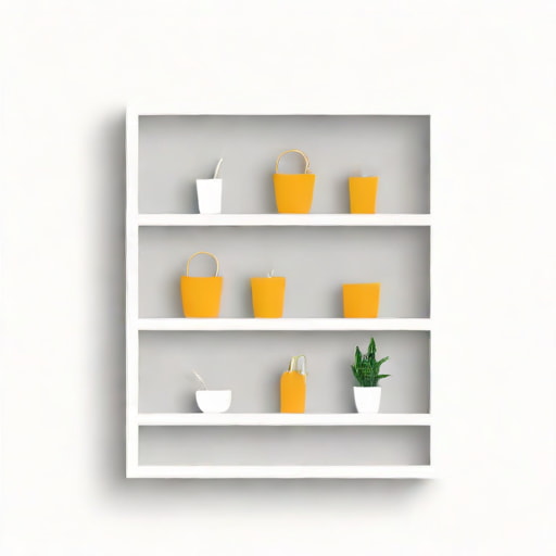 White Shelving Unit