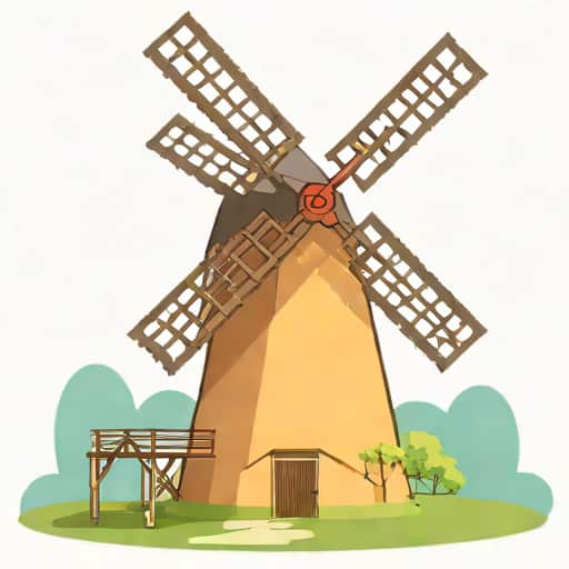 Windmill And Watermill