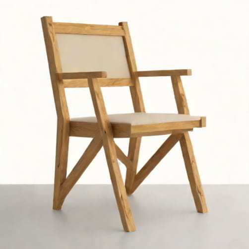 X Frame Chair Antique