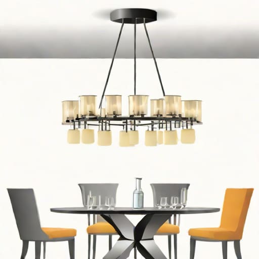 Xaviero Glass Island Chandelier