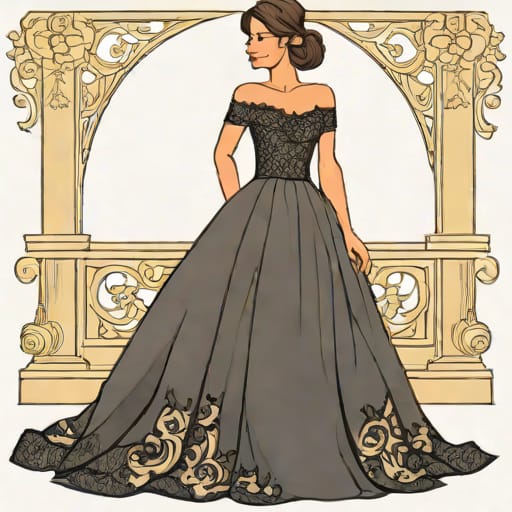 Xscape Off The Shoulder Lace Gown