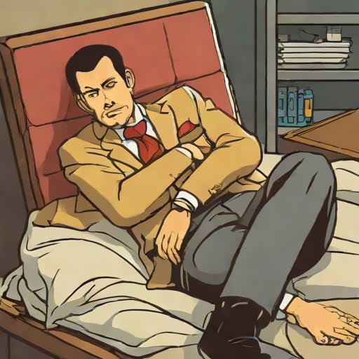 Yakuza 0 Mr Shakedown Sleeping