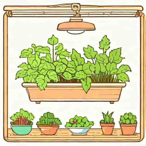 Year Round Indoor Salad Gardening