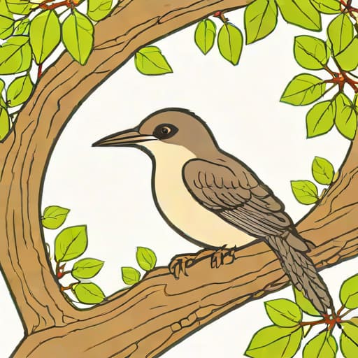 Yellow Billed Cuckoo Nestling