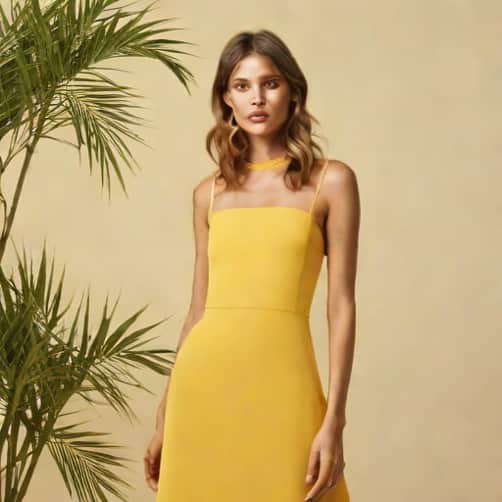 Yellow Pretty Lavish Dress