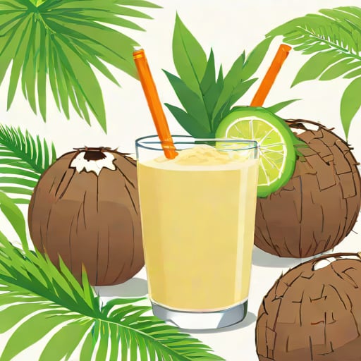 Young Coconut Juice With Pulp