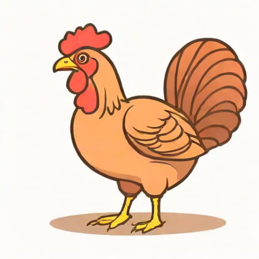 Young Domesticated Chicken Or Turkey