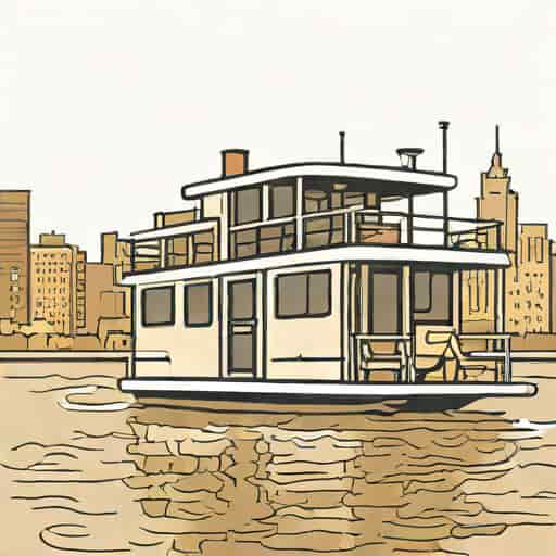 Young Manhattan Houseboat