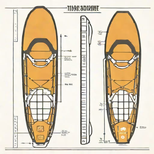 Yukon Charlie Snowshoe Size Chart