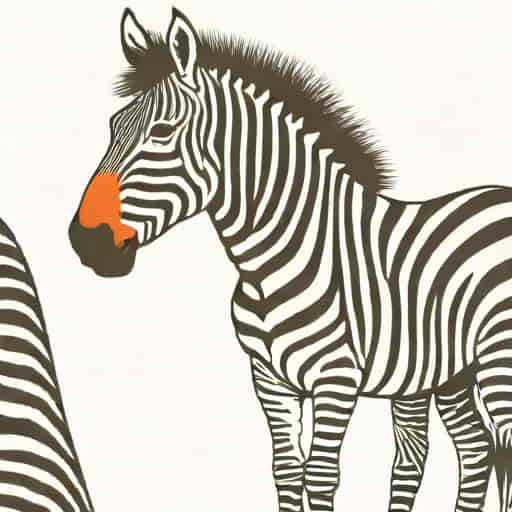 Zebra Clydesdale Cross