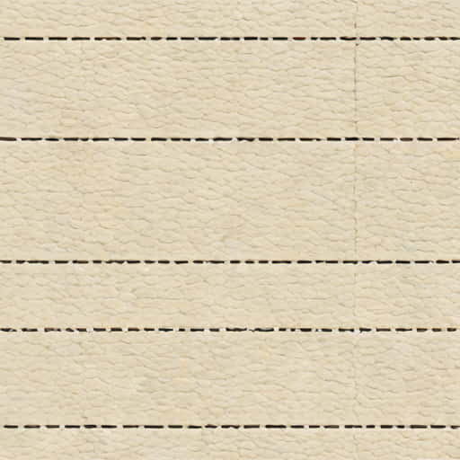 Zegna Triple Stitch White Deerskin