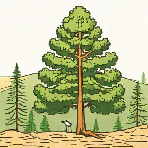A Giant Coniferous Californian Tree