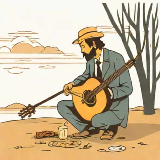 A Poor Wayfaring Man Of Grief Chords