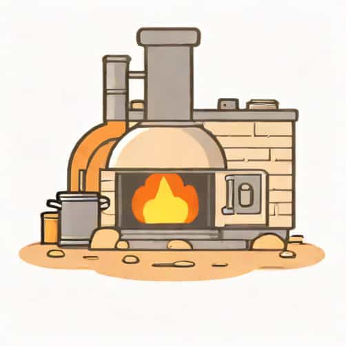 A Puddling Furnace Produces