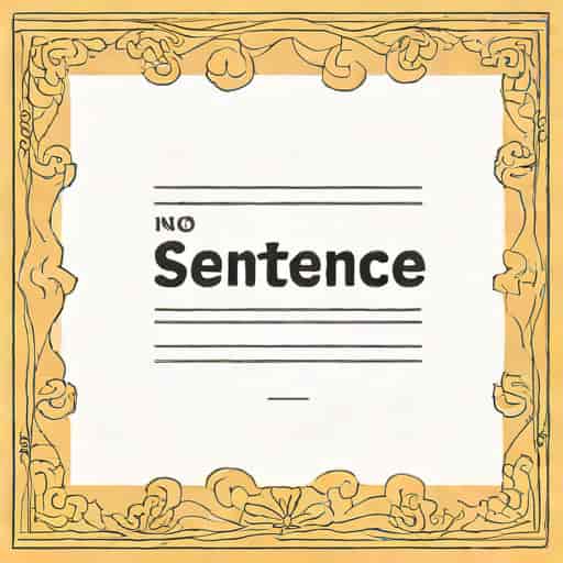 A Sentence With Epigraph