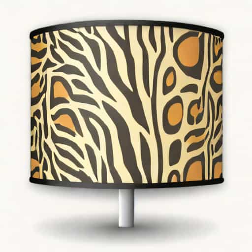 Animal Print Lampshade