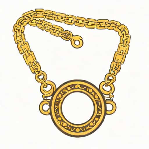 Antique Tambourine Necklace Price