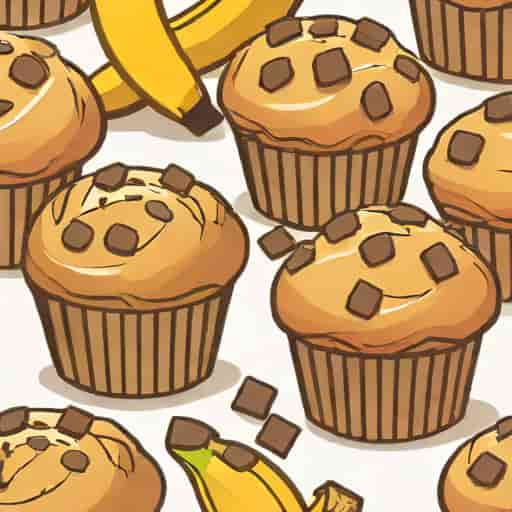 Banana Chocolate Chip Muffins