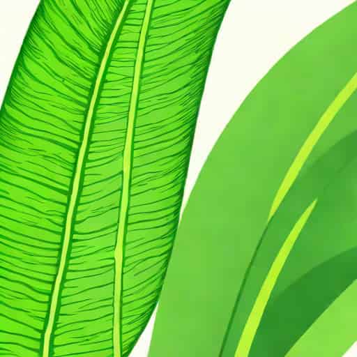 Banana Leaf Has Parallel Venation