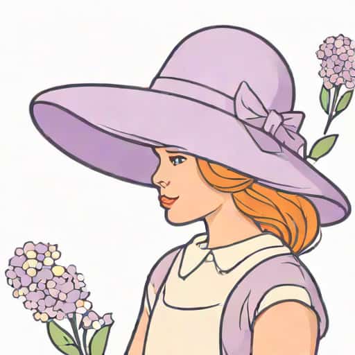 Bessie Macnicol The Lilac Sunbonnet
