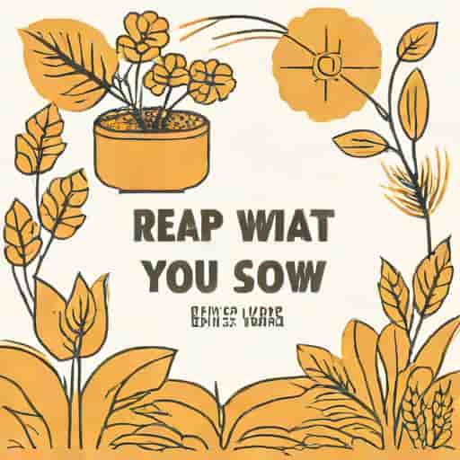 Bible Verse Reap What You Sow